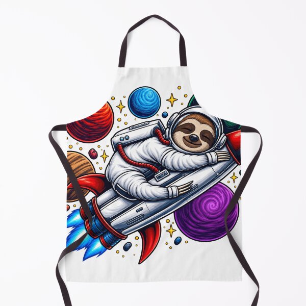 Item preview, Sloth astronaut vector illustration designed and sold by BinsAliza.