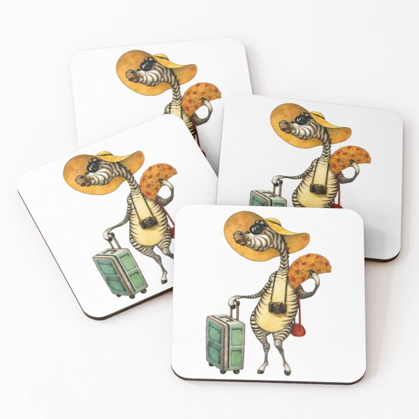Item preview, Cute Traveling Zebra Illustration designed and sold by DailyDoodlesBySumbul.