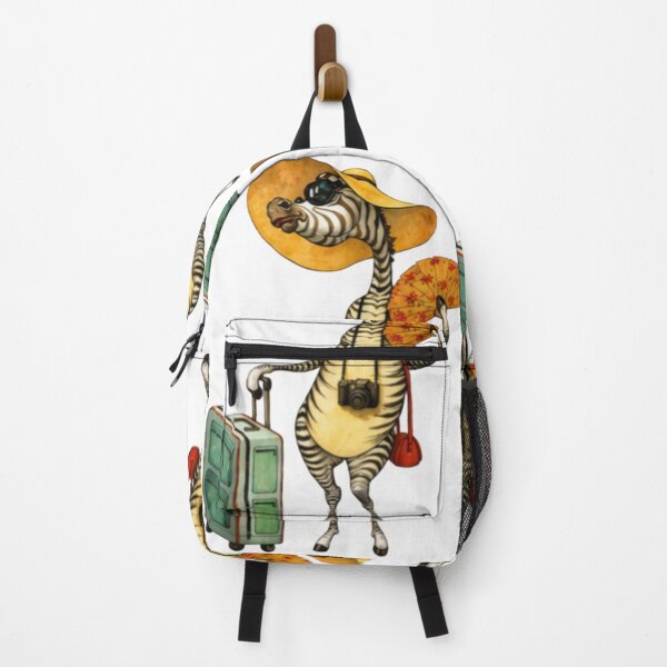 Item preview, Cute Traveling Zebra Illustration designed and sold by DailyDoodlesBySumbul.