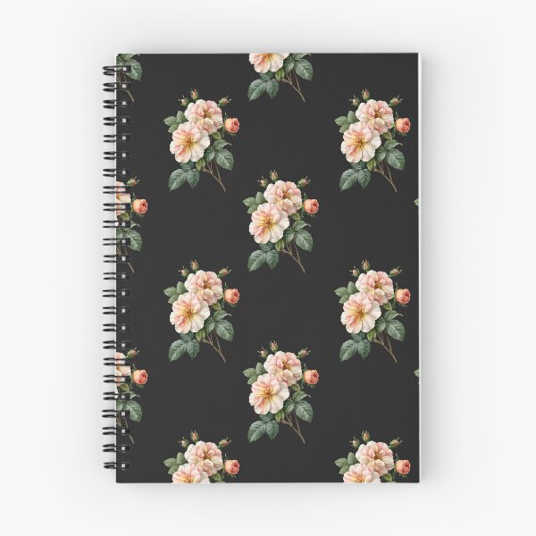 Item preview, Elegant Vintage Blush Roses Botanical Pattern Onyx Background Beauty designed and sold by EL-Lebedenko.