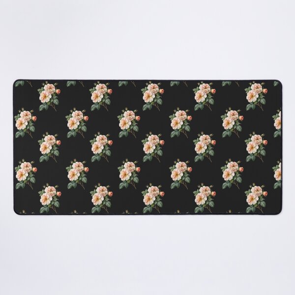 Item preview, Elegant Vintage Blush Roses Botanical Pattern Onyx Background Beauty designed and sold by EL-Lebedenko.