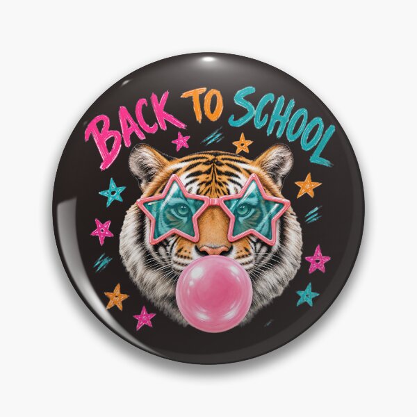 Item preview, Back to School Tiger Bubble Gum Star Glasses designed and sold by MOCH- ART.