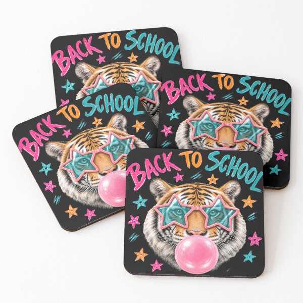 Item preview, Back to School Tiger Bubble Gum Star Glasses designed and sold by MOCH- ART.