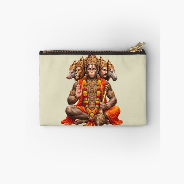 Item preview, Panchamukhi Hanuman Devotional Art designed and sold by hutofdesigns.