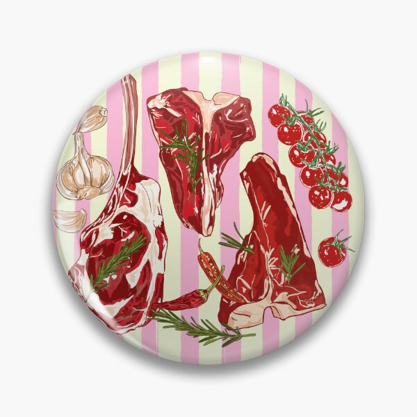 Item preview, Herb Seasoned Steak Vintage Food Illustration designed and sold by MaiZephyr.
