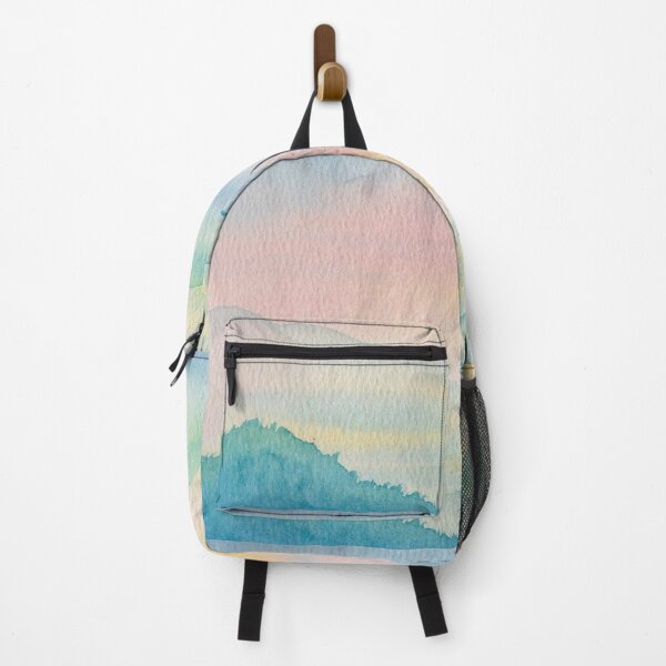 Item preview, The Distance Was Gentle, Pastel Mountain Watercolour designed and sold by ArithraStudio.