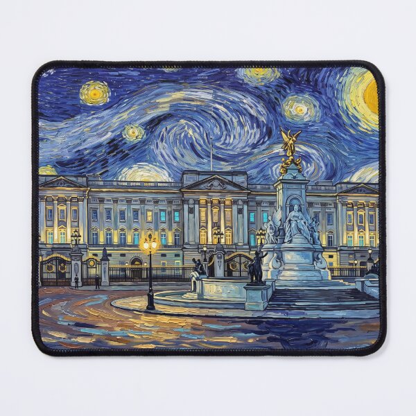 Item preview, Buckingham Palace Starry Night Historical Landscape designed and sold by Bad-Decisions-Designs.