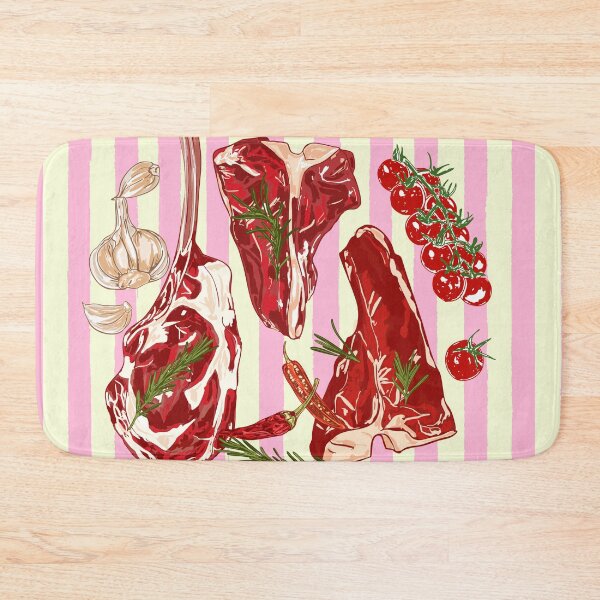 Item preview, Herb Seasoned Steak Vintage Food Illustration designed and sold by MaiZephyr.