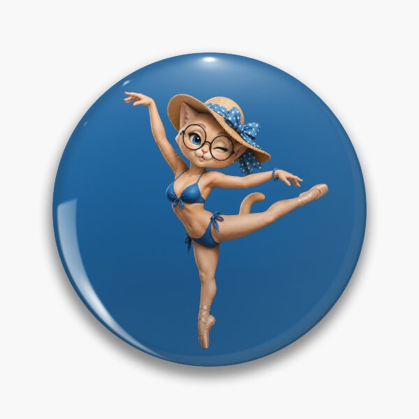 Item preview, Playful Summer Ballet Cat designed and sold by GRFORA.