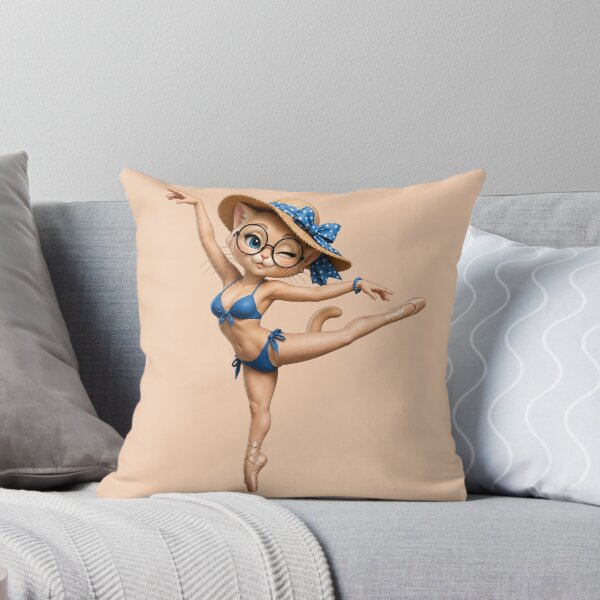 Item preview, Playful Summer Ballet Cat designed and sold by GRFORA.