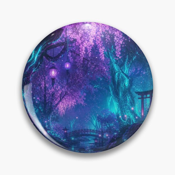 Item preview, Bioluminescent Enchanted Forest Shrine Digital Art designed and sold by @VIRAT DESIGNER@.