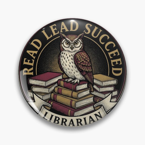 Item preview, Read Lead Succeed Librarian Wise Owl Vintage Books designed and sold by TeNovaStudio ⭐⭐⭐⭐⭐.