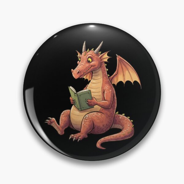 Item preview, Just a Dragon Reading a Book designed and sold by Dot1001.
