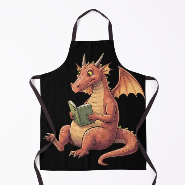 Item preview, Just a Dragon Reading a Book designed and sold by Dot1001.