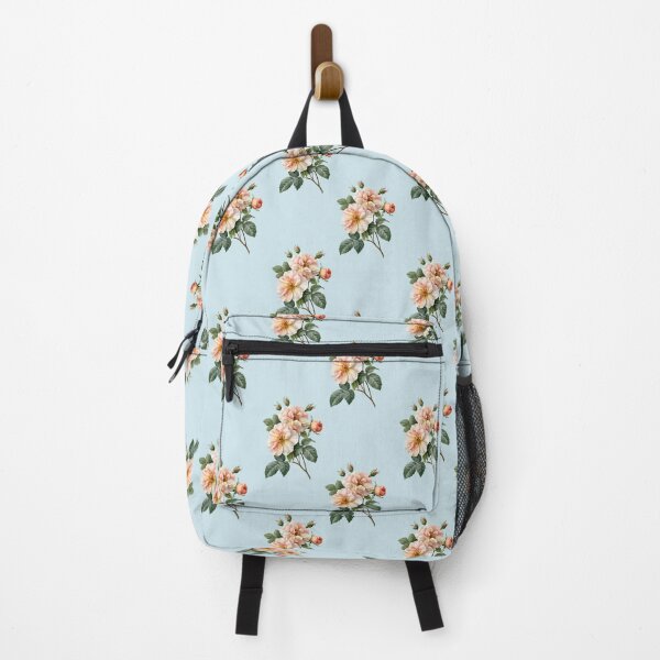 Item preview, Delicate Vintage Rose Bouquet Seamless Pastel Blue Botanical Pattern designed and sold by EL-Lebedenko.