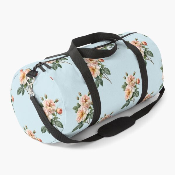 Item preview, Delicate Vintage Rose Bouquet Seamless Pastel Blue Botanical Pattern designed and sold by EL-Lebedenko.
