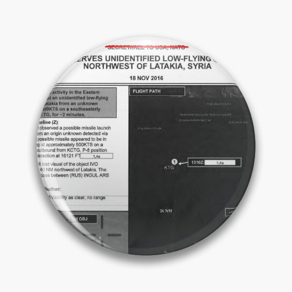 Item preview, UFO - DECLASSIFIED dow-uap-d55-mission-report-syria-november-2016_PAGE1 designed and sold by CG17s.