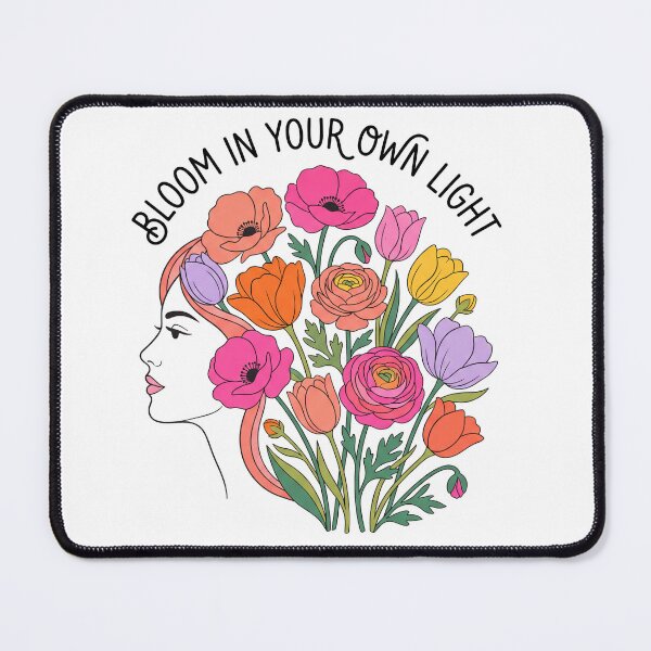 Item preview, Bloom In Your Own Light Floral Woman Illustration designed and sold by mackartist.
