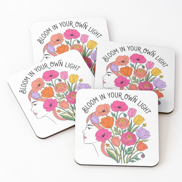 Item preview, Bloom In Your Own Light Floral Woman Illustration designed and sold by mackartist.