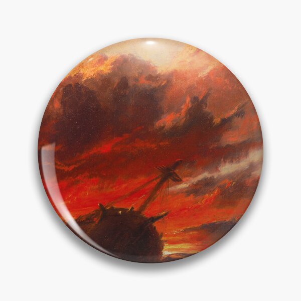 Item preview, Shipwreck at sunset nautical maritime seascape painting art print by Francis Danby  designed and sold by Jéanpaul  Ferro.