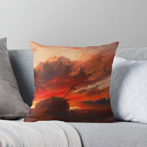 Item preview, Shipwreck at sunset nautical maritime seascape painting art print by Francis Danby  designed and sold by Jéanpaul  Ferro.