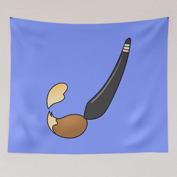 Item preview, Cute Paintbrush Art and Painting Tool Illustration designed and sold by ubborn.