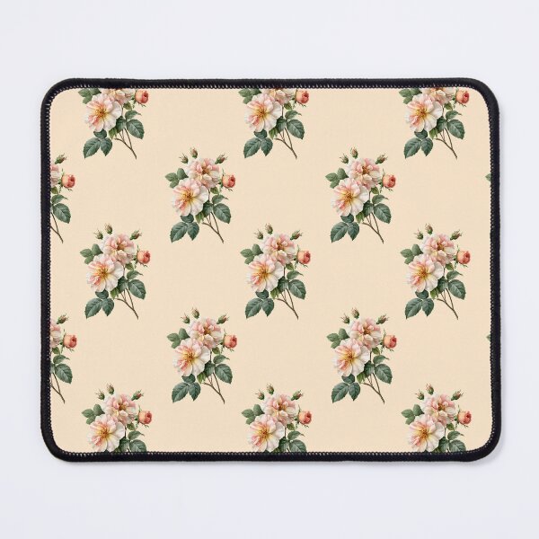 Item preview, Romantic Vintage Rose Pattern Warm Beige Timeless Botanical Charm designed and sold by EL-Lebedenko.