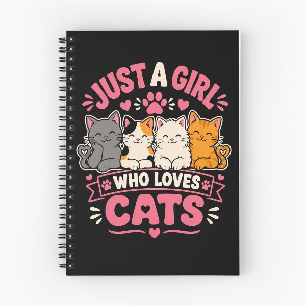 Item preview, Just a girl who loves cute cats design designed and sold by rafaeltto.