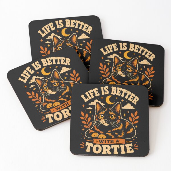 Item preview, Life is Better with a Tortie Cat Design designed and sold by rafaeltto.