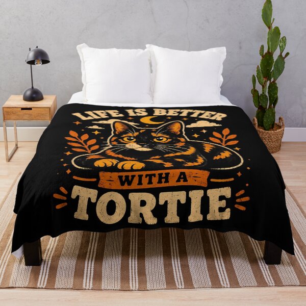 Item preview, Life is Better with a Tortie Cat Design designed and sold by rafaeltto.