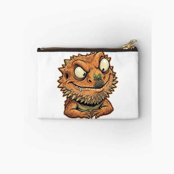 Item preview, Crazy Funny Bearded Dragon Cartoon Lizard designed and sold by Zeroserio.