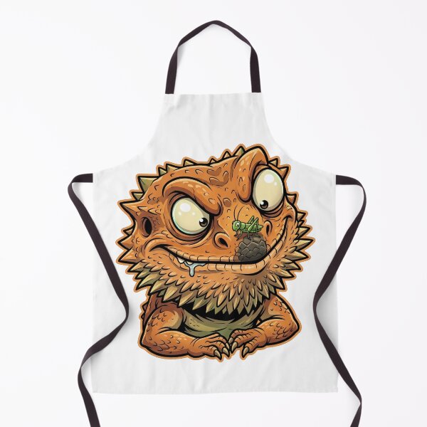 Item preview, Crazy Funny Bearded Dragon Cartoon Lizard designed and sold by Zeroserio.