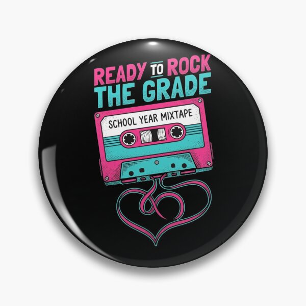 Item preview, Ready To Rock The Grade Retro Mixtape Back To School designed and sold by TeNovaStudio ⭐⭐⭐⭐⭐.