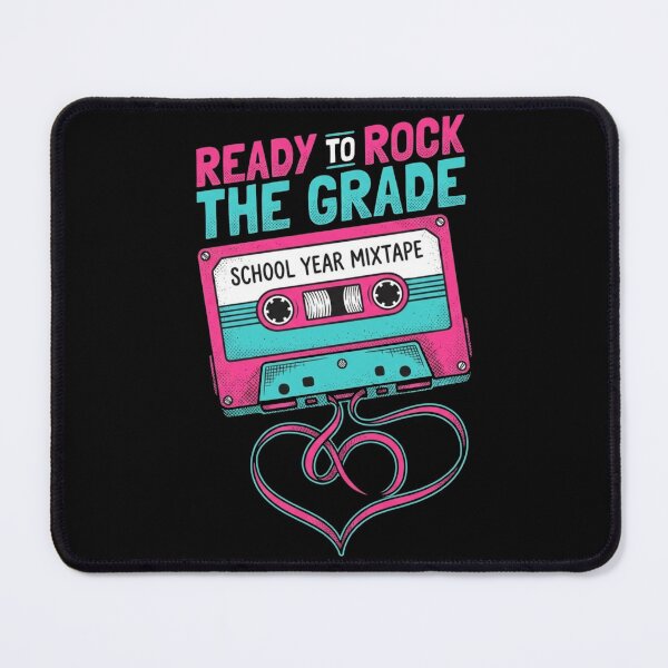 Item preview, Ready To Rock The Grade Retro Mixtape Back To School designed and sold by TeNovaStudio ⭐⭐⭐⭐⭐.