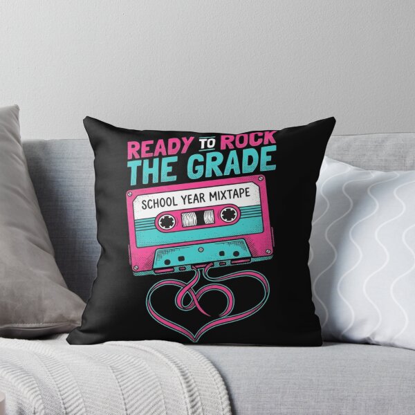 Item preview, Ready To Rock The Grade Retro Mixtape Back To School designed and sold by TeNovaStudio ⭐⭐⭐⭐⭐.