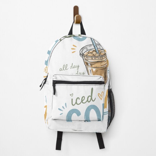 Item preview, Iced Coffee and Sunshine Retro Summer Coffee Lover T Shirt Design designed and sold by ucpstudio.