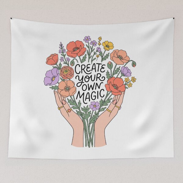 Item preview, Create Your Own Magic Floral Illustration designed and sold by mackartist.