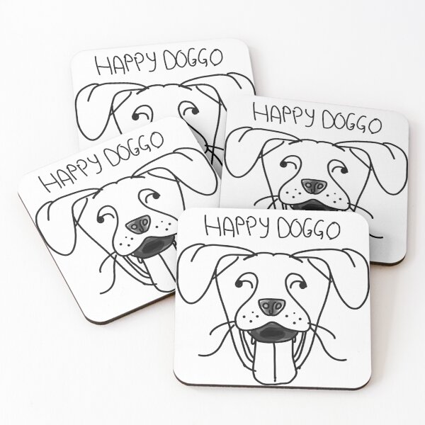 Item preview, Happy Doggo Cute Puppy Sketch designed and sold by zapsirtarup.
