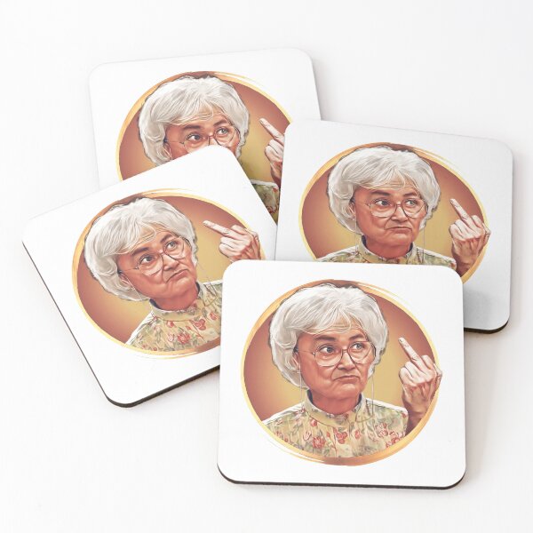 Item preview,  Vintage Floral Grandmother Portrait designed and sold by Rojsiai.