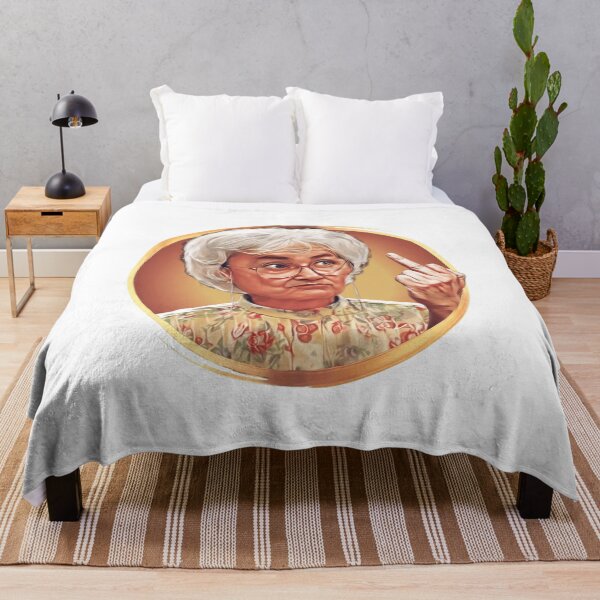 Item preview, Vintage Floral Grandmother Portrait designed and sold by Rojsiai.