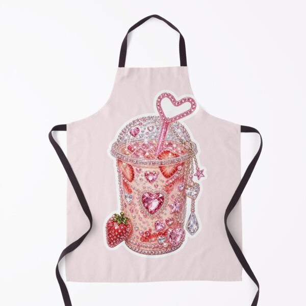 Item preview, Gem Maxxing Strawberry Milk Sticker – Bedazzled Rhinestone Y2K Cute Drink designed and sold by MuseAI.