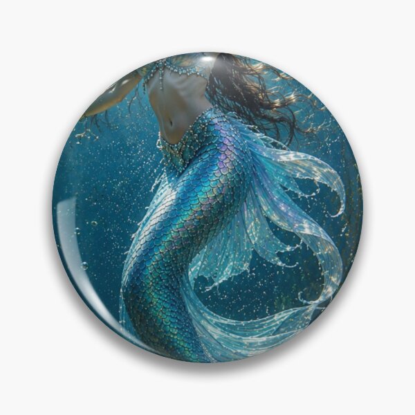 Item preview, Enchanted Mermaid Underwater – Magical Ocean Fantasy Art designed and sold by Bhaskar Digital Art.