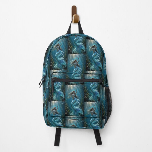 Item preview, Enchanted Mermaid Underwater – Magical Ocean Fantasy Art designed and sold by Bhaskar Digital Art.