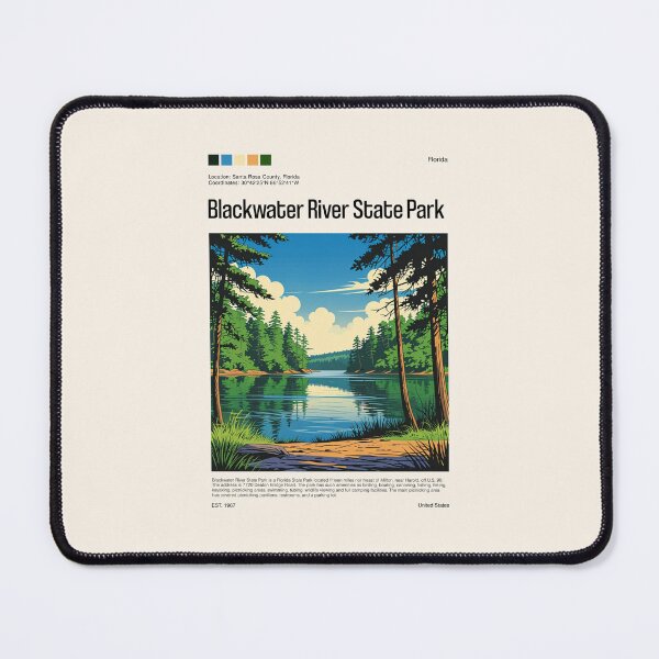 Item preview, Blackwater River State Park Poster (Florida), USA designed and sold by PinkandP.