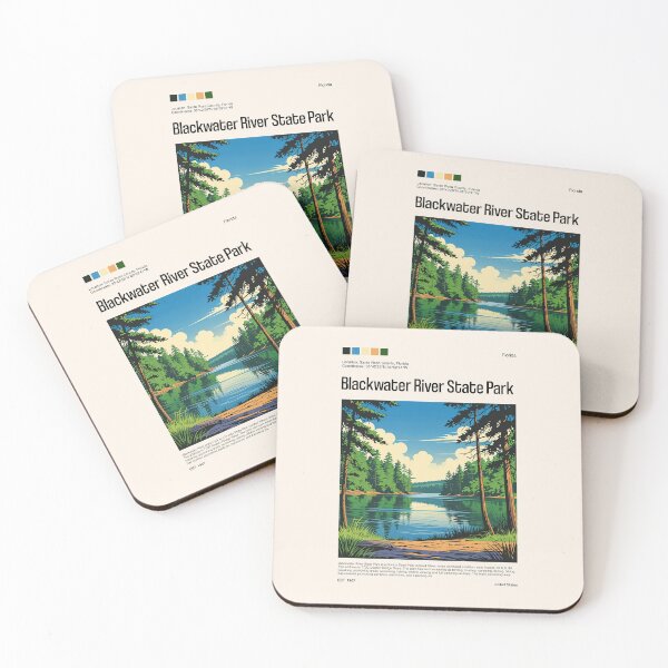 Item preview, Blackwater River State Park Poster (Florida), USA designed and sold by PinkandP.