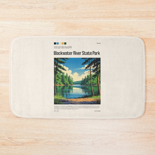 Item preview, Blackwater River State Park Poster (Florida), USA designed and sold by PinkandP.