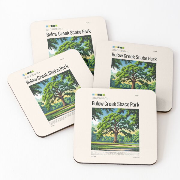 Item preview, Bulow Creek State Park Poster (Florida), USA designed and sold by PinkandP.