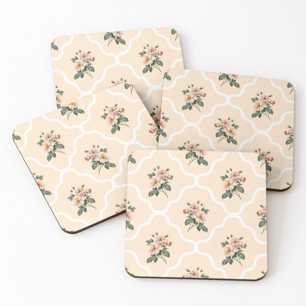 Item preview, Classic Roses Moroccan Trellis Seamless Beige Elegant Botanical Pattern designed and sold by EL-Lebedenko.