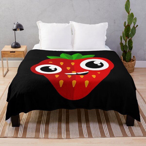 Item preview, Cute Kawaii Strawberry Character designed and sold by chaaval.