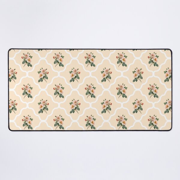 Item preview, Classic Roses Moroccan Trellis Seamless Beige Elegant Botanical Pattern designed and sold by EL-Lebedenko.